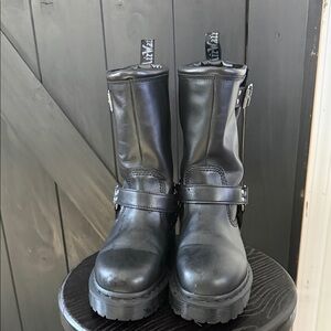 Dr. Martens Black Combat Boots